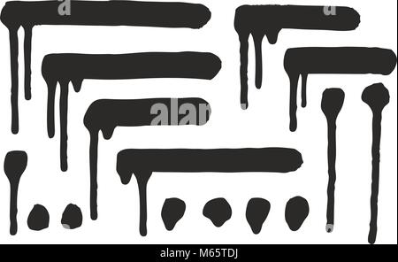 Squeezer Lines Set Stock Vector