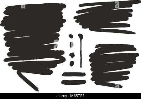 Squeezer Lines Set Stock Vector