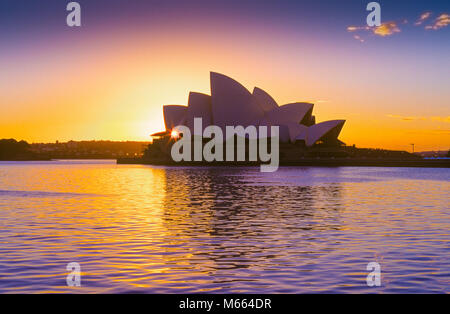 Early morning at Sydney Opera House in Australia. Stock Photo