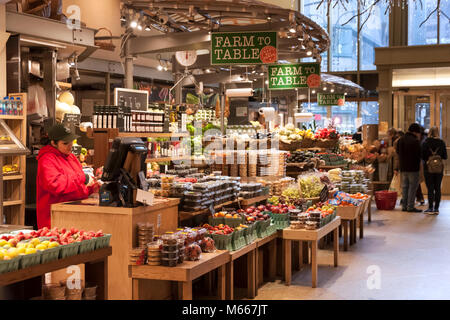 Eli Zabar's Market at Grand Central Market within the Grand Central Terminal, New York City, NY, USA. Stock Photo