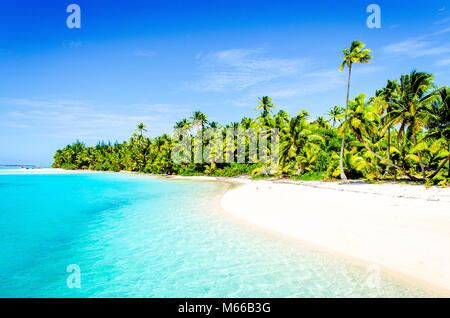 One Foot Island, Aitutaki, Cook Islands Stock Photo