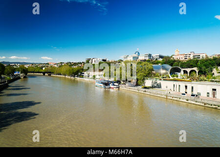 View to the president palace in Tbilisi Stock Photo