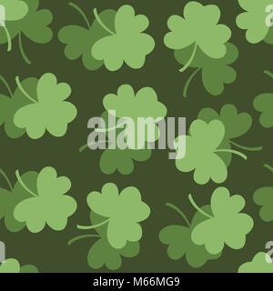 Vector illustration of a shamrock pattern for the national holid Stock Vector