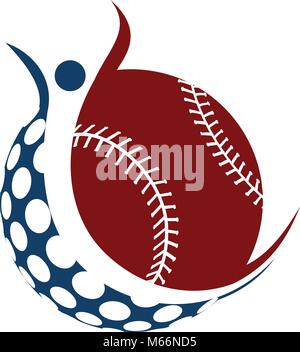 Golf and Baseball Score Stock Vector