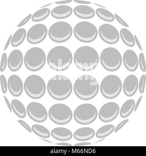Golf Ball Vector Stock Vector
