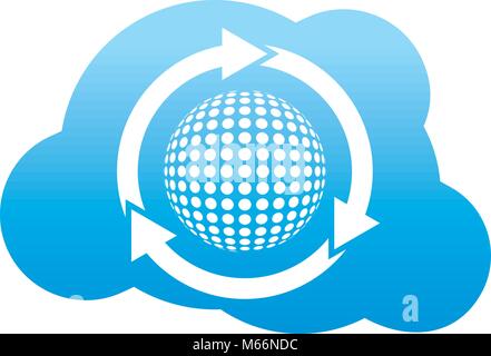 Golf Technology Logo Design Template Vector Stock Vector