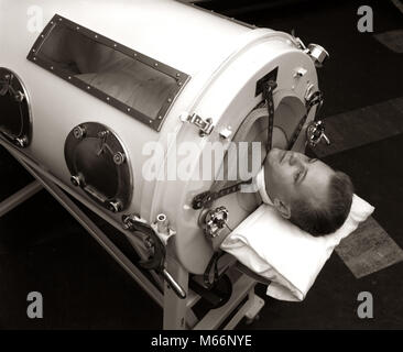 Negative Pressure Ventilator, Iron Lung Stock Photo - Alamy