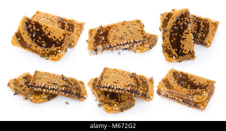 honeycomb isolated on white background Stock Photo