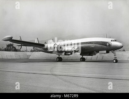 Air France Lockheed Super G Super Constellation F BGNF landing at LHR ...