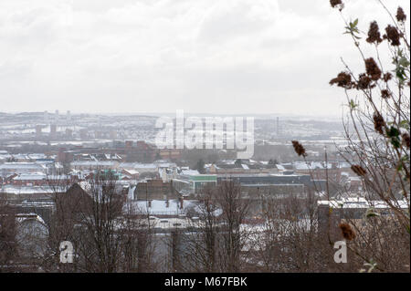 Glasgow, Scotland, UK. 1st March, 2018. Credit: Tony Clerkson/Alamy Live News Stock Photo