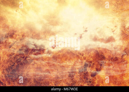 Hell fire flames abstract design background Stock Photo