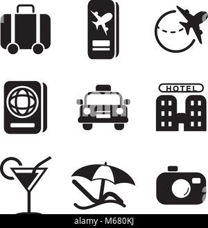 Travel Icons Stock Vector