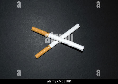 Smoking poisons the people, it makes people sick and cancer, brooches for smoking cessation campaigns and posters, Stock Photo