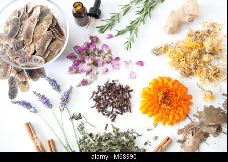 Natural remedies. Stock Photo