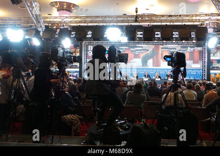 press conference at berlinale Stock Photo