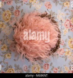 Floral Pattern Digital Customizable Newborn Background Stock Photo