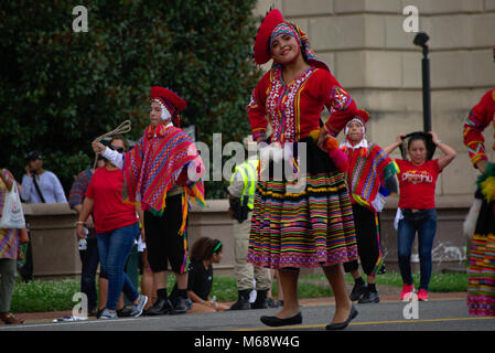 Annual Fiesta DC Latino Festival held in Washington DC for forty-five years Stock Photo