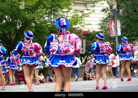 Annual Fiesta DC Latino Festival held in Washington DC for forty-five years Stock Photo