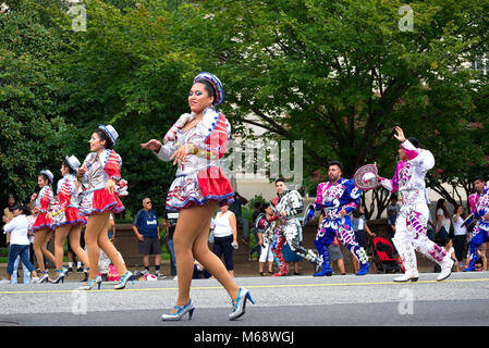 Annual Fiesta DC Latino Festival held in Washington DC for forty-five years Stock Photo