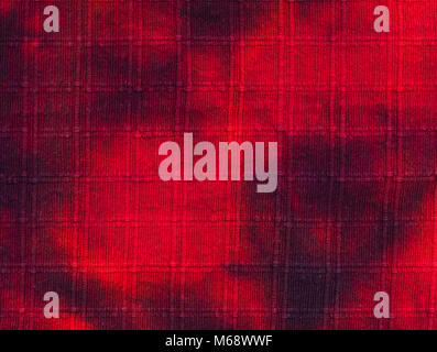 Background, textile - abstract batik pattern in red shades Stock Photo