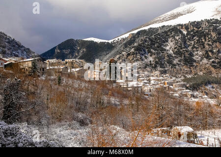 Italy Basilicata Lucan Apennine National Park - Castelsaraceno Stock Photo