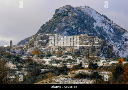 Italy Basilicata Lucan Apennine National Park - Castelsaraceno Stock Photo