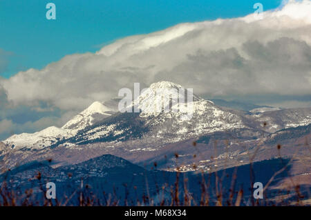 Italy Basilicata Lucan Apennine National Park - Mount of Viggiano Stock Photo