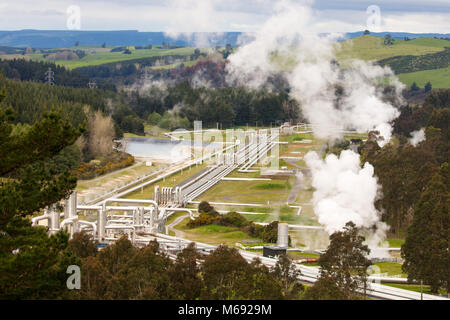 Wairakei Geothermal Station Stock Photo