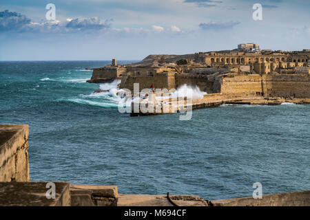 Fort Rikasoli ,Malta, Europe. Stock Photo