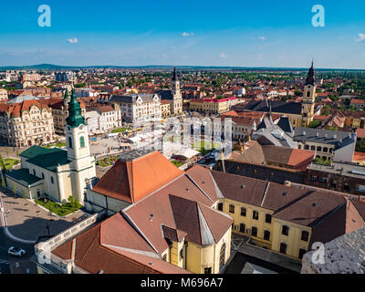 Oradea main city square Stock Photo