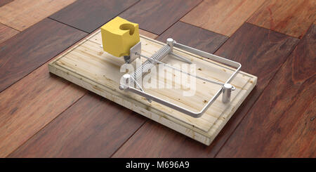 https://l450v.alamy.com/450v/m696a9/wooden-mouse-trap-with-bait-cheese-isolated-on-wooden-background-3d-m696a9.jpg