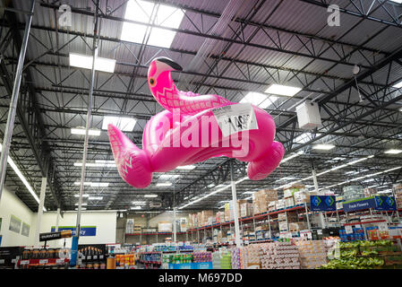 Sam's store flamingo float