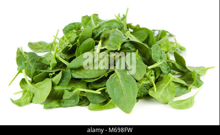 Baby spinach leaves Stock Photo