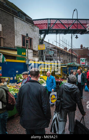 Surrey Street Market, Surrey Street, Croydon, London Borough of Croydon, Greater London Stock Photo