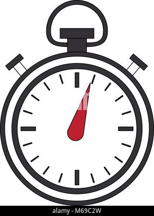 Vintage chronometer symbol Stock Vector
