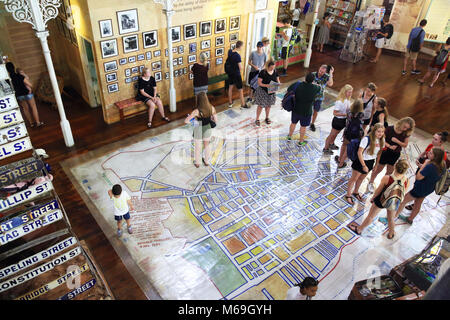 District Six Museum, a memorial to the 60 000 inhabitants of the inner-city area, who were forced to move in the 1960's, under the Apartheid gvt. Stock Photo