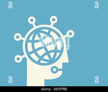 Stay Connected To The Whole World Stock Vector