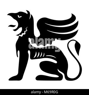 griffin a  legendary creature Stock Vector