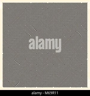 big data maze line art Stock Vector
