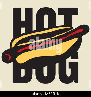Hot dog Stock Vector