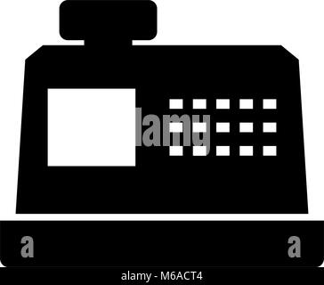 cash register icon Stock Vector