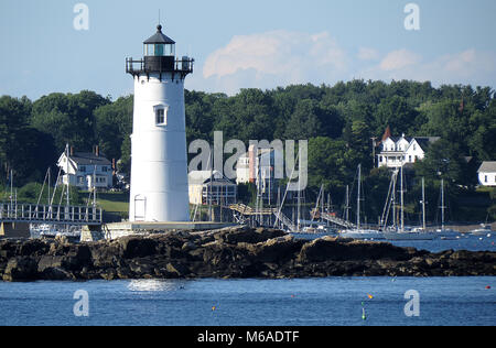 Lighthouses near Portsmouth,New Hampshire Stock Photo