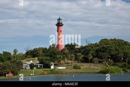 Views of Jupiter Lighthouse,Florida Stock Photo