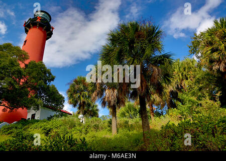 Views of Jupiter Lighthouse,Florida Stock Photo