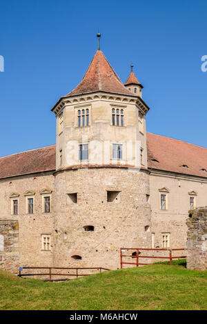 Fagaras Fortress detail in Transylvania, Romania Stock Photo