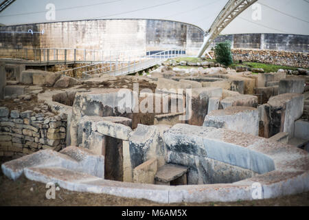 Tarxien Temples, Malta, Europe. Stock Photo