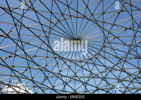 National Maritime Museum, Amsterdam, Holland. Glass and steel structure, construction. Stock Photo
