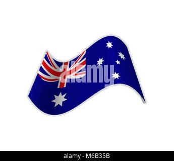 The Flag Of Australia Stock Vector