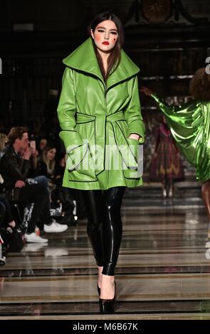 Pam Hog at AW18 Fashion Scout Stock Photo