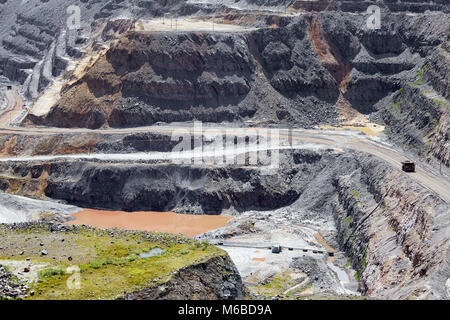 ArcelorMittal Mine, Mount Wright (Mount Wright), Fermont, Quebec, Canada Stock Photo